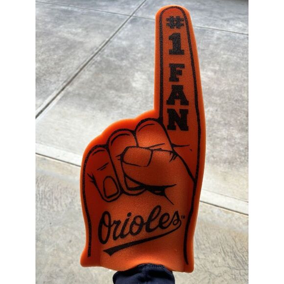 Baltimore Orioles #1 Fan Foam Hand‎ Finger Baseball MLB - Picture 4 of 4
